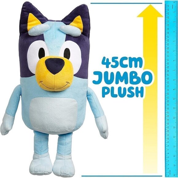 Bluey 18" Stuffed Animal - Playtime & Naptime Companion, Jumbo Size, Soft Deluxe - Picture 10 of 16